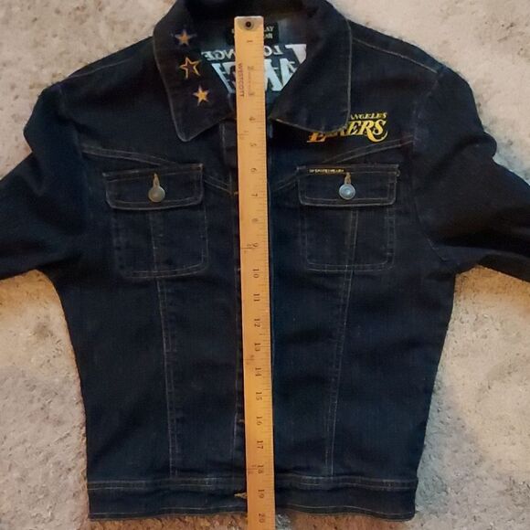 Los Angeles Lakers Denin  Jacket M - Picture 12 of 14